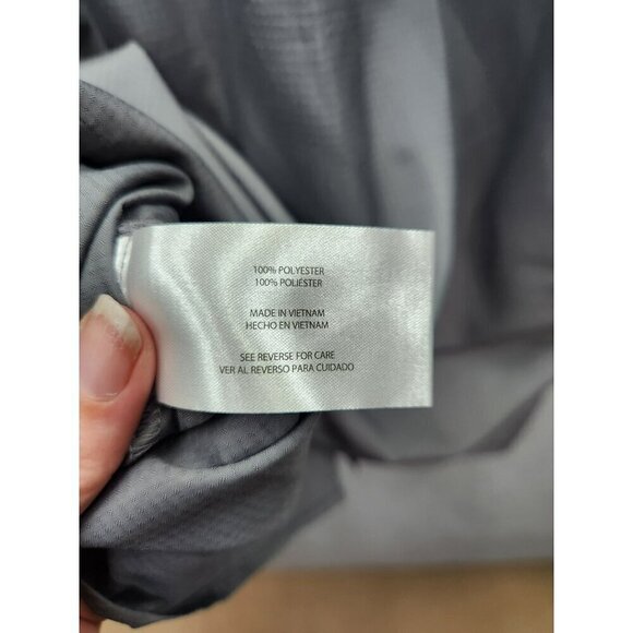 Eddie Bauer Mens Tech Woven Short Sleeve Shirt Large Gray NWT - Picture 6 of 6